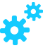   Clipart of two gears 